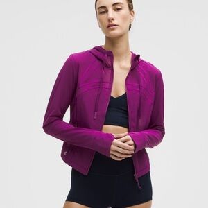 NWT Lululemon Chilled Grape Mesh Cropped Define Jacket